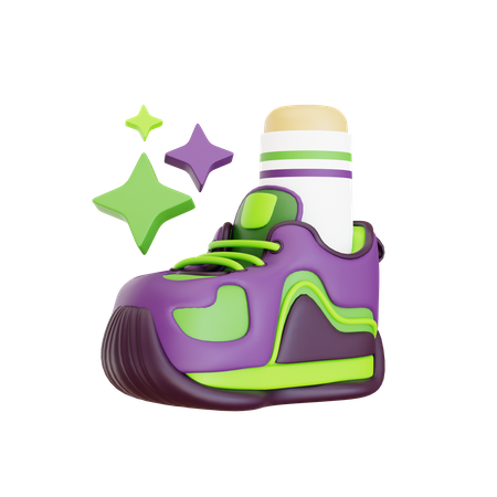 Sapatos brilhantes  3D Icon