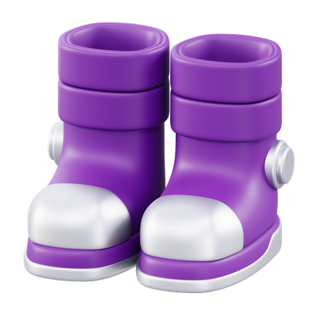 Sapatos de astronauta  3D Icon