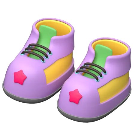 Sapatos de bebê  3D Icon