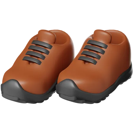 Sapatos de caminhada  3D Icon
