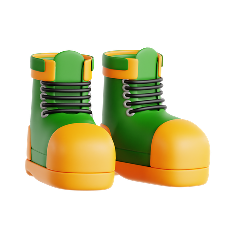 Sapatos de acampamento  3D Icon