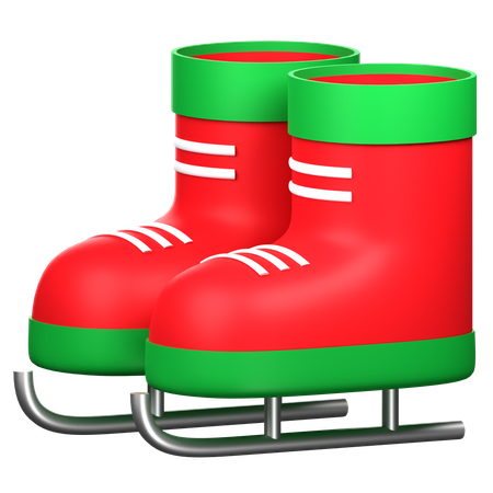 Sapatos de esqui  3D Icon
