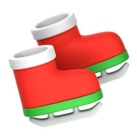 Sapatos de esqui  3D Icon