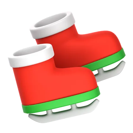 Sapatos de esqui  3D Icon