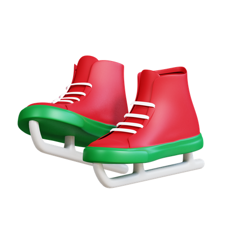 Sapatos de esqui  3D Icon