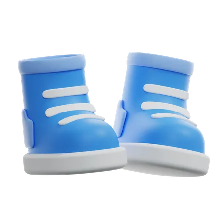 Sapatos de inverno  3D Icon