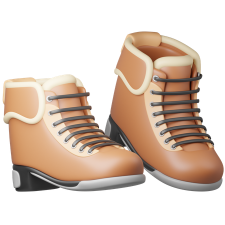 Sapatos de inverno  3D Icon