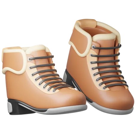 Sapatos de inverno  3D Icon