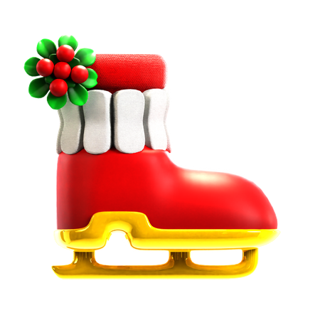 Sapatos de natal  3D Icon