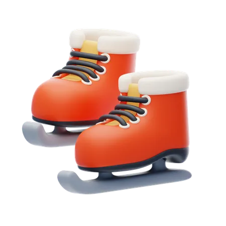 Sapatos de skate no gelo  3D Icon