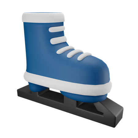 Sapatos de patinação no gelo  3D Illustration