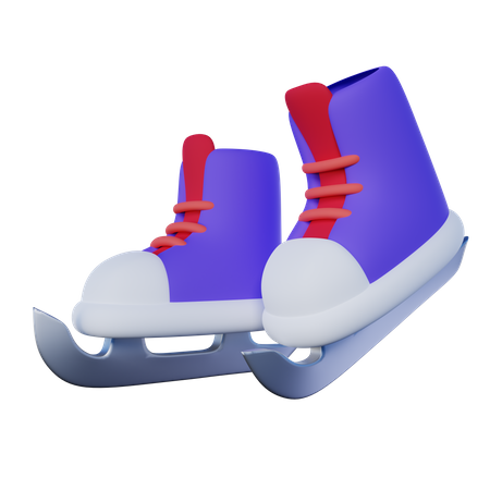 Sapatos de skate no gelo  3D Icon