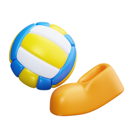 Tênis de vôlei  3D Icon