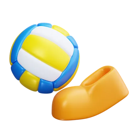 Tênis de vôlei  3D Icon