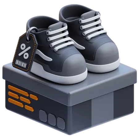 Desconto em sapatos  3D Icon