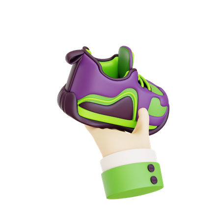 Mão de sapatos  3D Icon