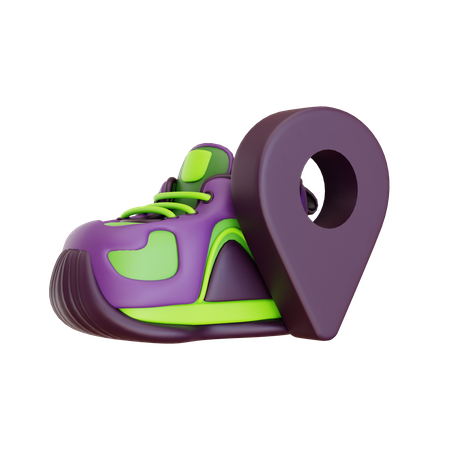 Ponto de sapatos  3D Icon