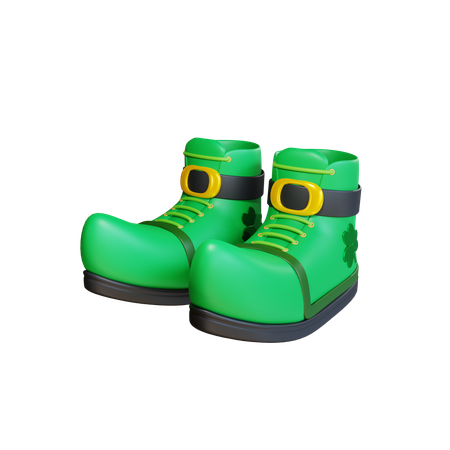 Sapatos verdes  3D Icon