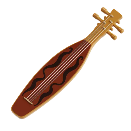 Sape (Laúd Tradicional)  3D Icon