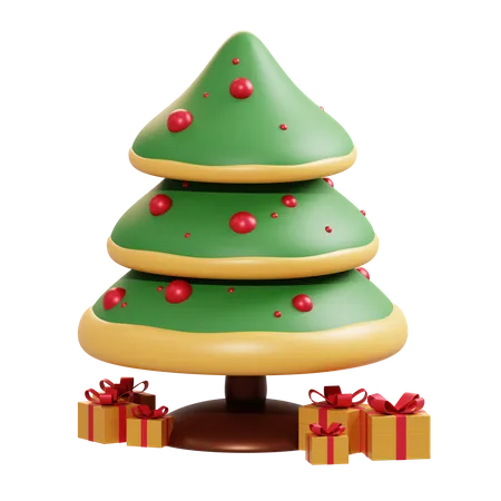 Sapin de Noël  3D Illustration