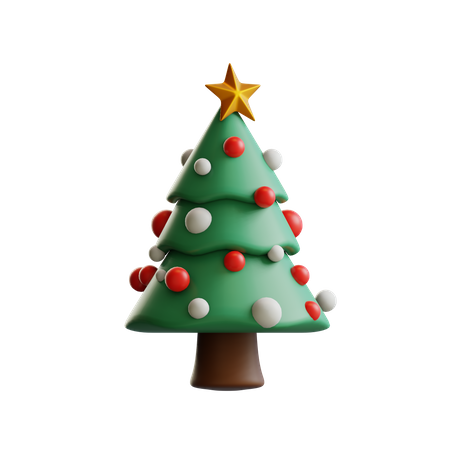 Sapin de Noël  3D Illustration