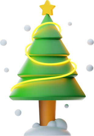 Sapin de Noël  3D Icon