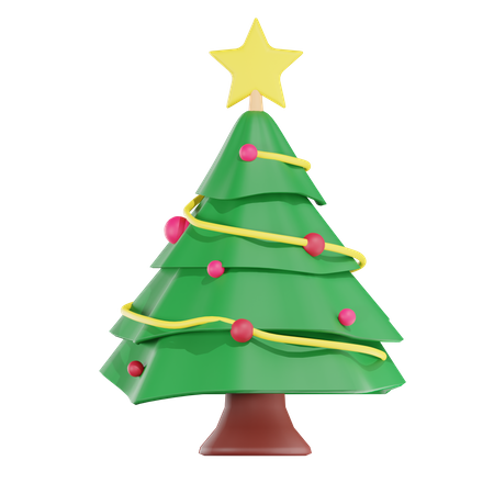 Sapin de Noël  3D Icon