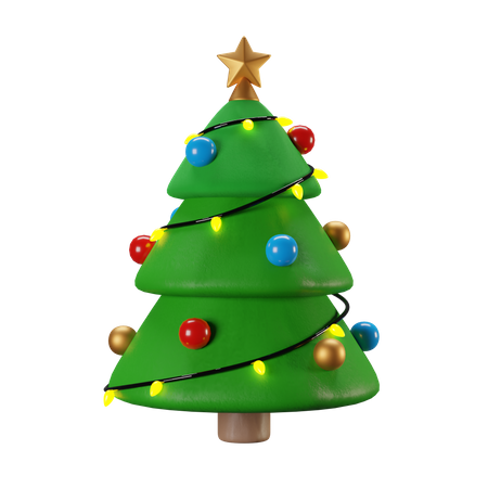 Sapin de Noël  3D Icon