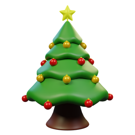 Sapin de Noël  3D Icon