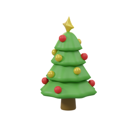 Sapin de Noël  3D Icon