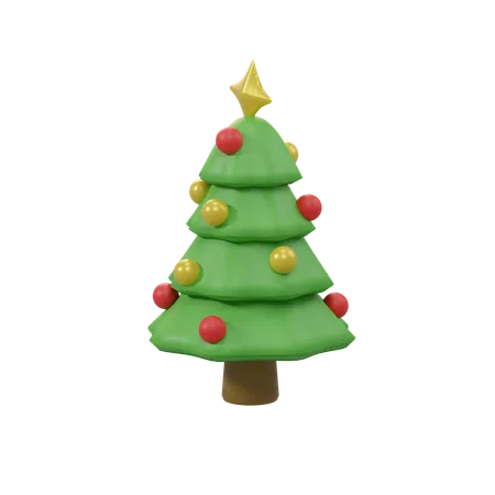 Sapin de Noël  3D Icon