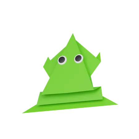 Sapo de papel  3D Icon