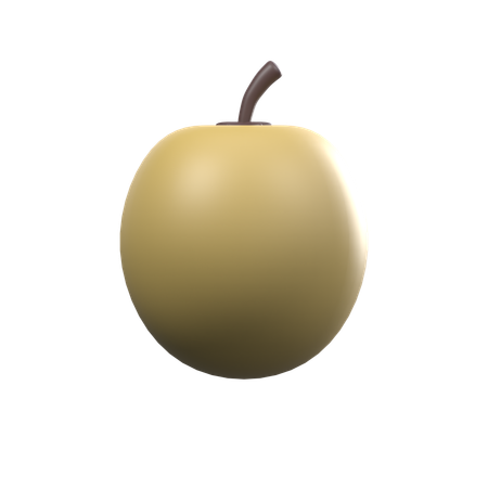 Sapodilla  3D Icon