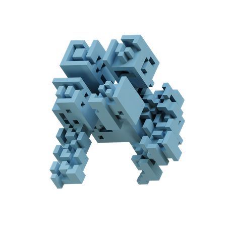 Sapphire Cell Fracture  3D Icon