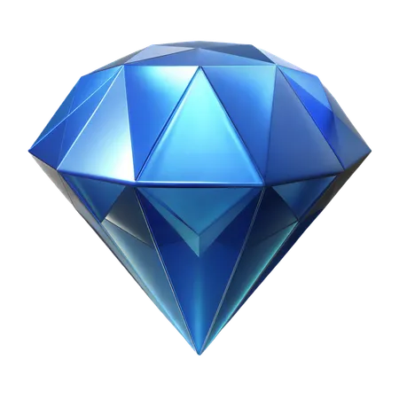 Sapphire Gemstone  3D Icon