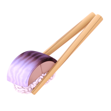 Sardine Nigiri En Baguette  3D Icon