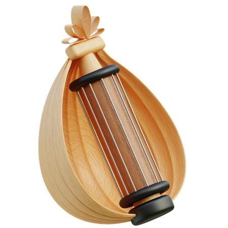 Sasando  3D Icon
