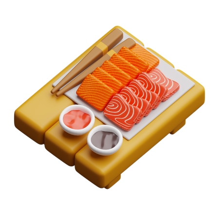 Sashimi  3D Icon