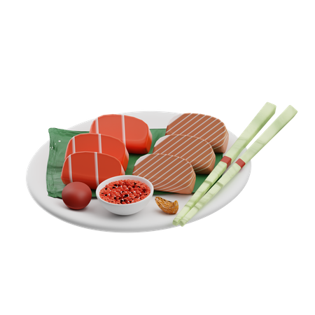 Sashimi  3D Icon