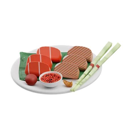 Sashimi  3D Icon