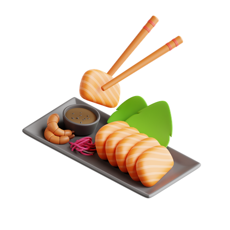 Sashimi  3D Icon