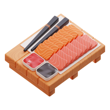 Sashimi  3D Icon