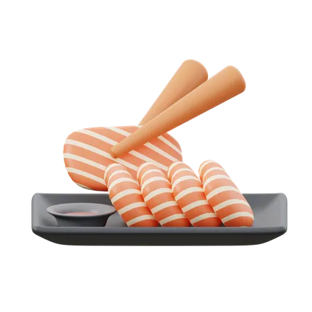 Sashimi  3D Icon