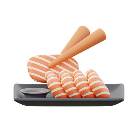 Sashimi  3D Icon