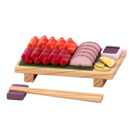 Sashimi Platter  3D Icon