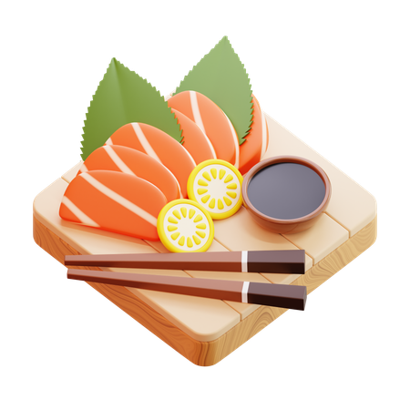 Sashimi Platter  3D Icon
