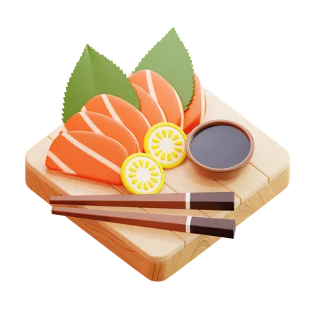 Sashimi Platter  3D Icon