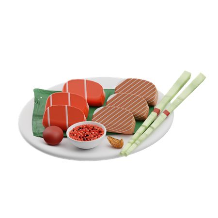Sashimis  3D Icon