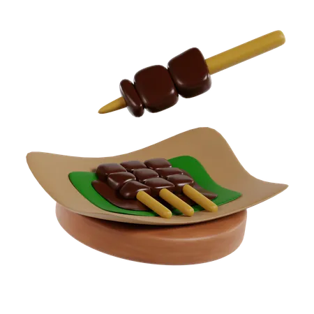 Satay  3D Icon