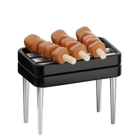 Satay  3D Icon